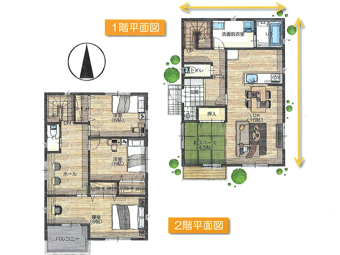 34坪 1,855万円（税抜）