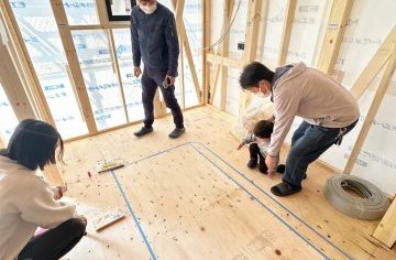 中間立ち合いを行いました♪