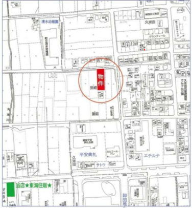 清水町堂庭　事業用地
