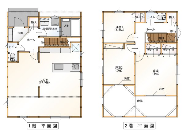 南本郷町間取り