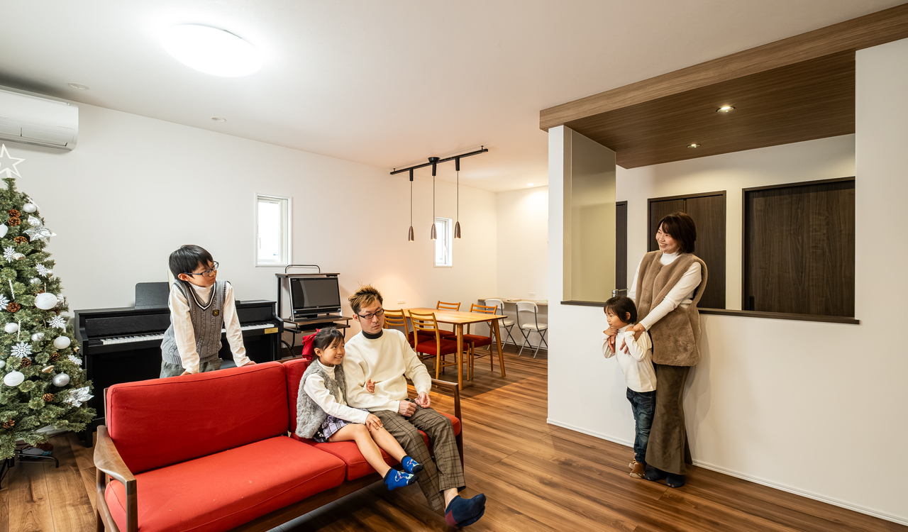 大家族がのびのび！ 家事楽・育児楽の家