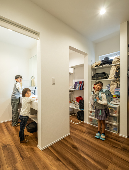 大家族がのびのび！ 家事楽・育児楽の家