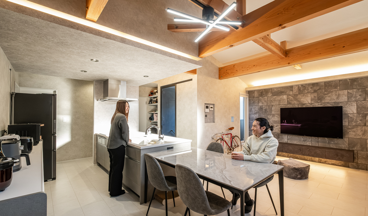 人も猫も住みやすい高品質な二世帯住宅