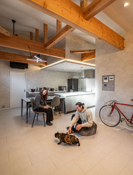 人も猫も住みやすい高品質な二世帯住宅